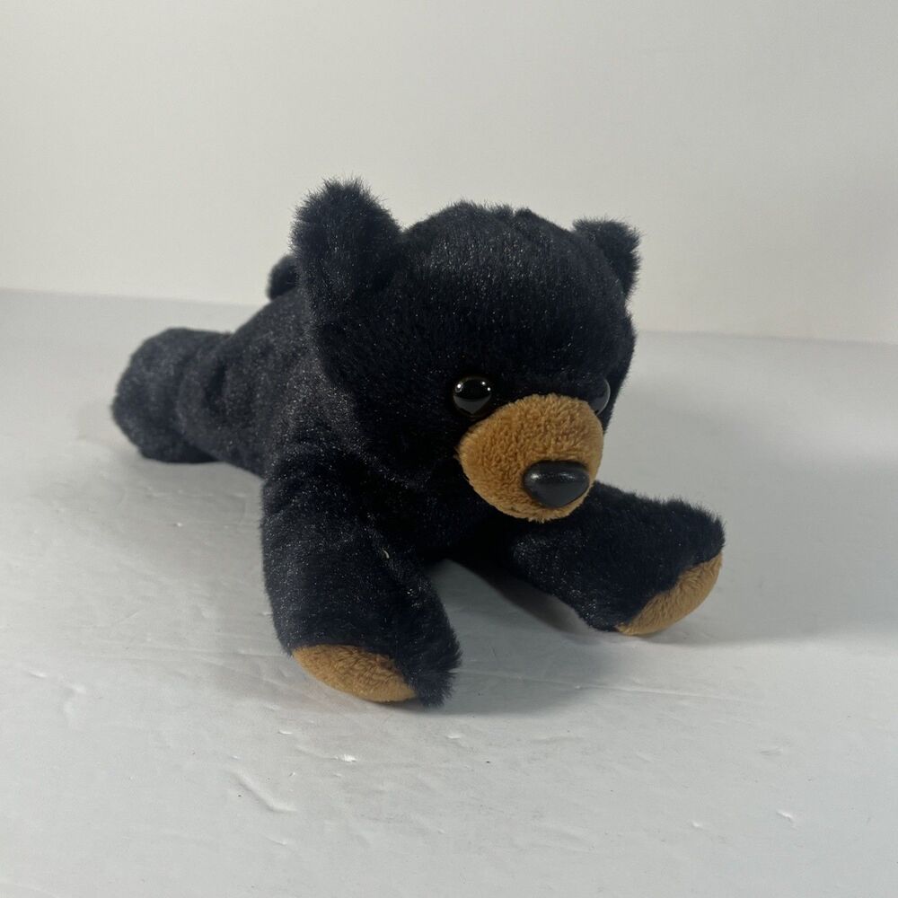 Ty Beanie Baby Blackie 1993 Black Bear Plushy Doll Toy PVC USA